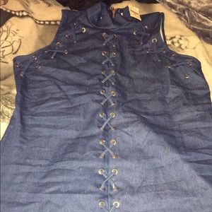 Denim dress